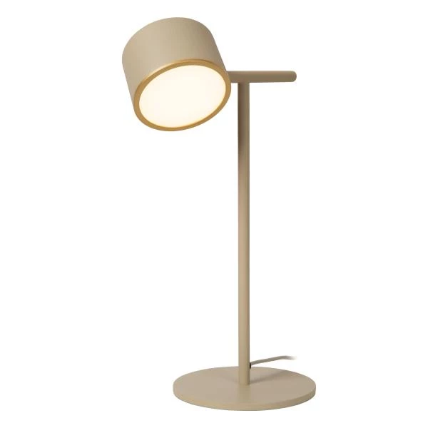 Lucide GIAN - Lámpara de mesa - LED Regul. - 1x9W 2700K - Taupe - detalle 3